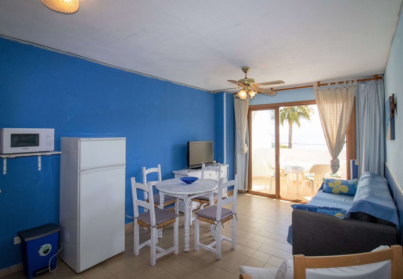 Apartamento en Alcoceber / Alcossebre - Apartamento frente al mar con terraza PLAYA ROMANA