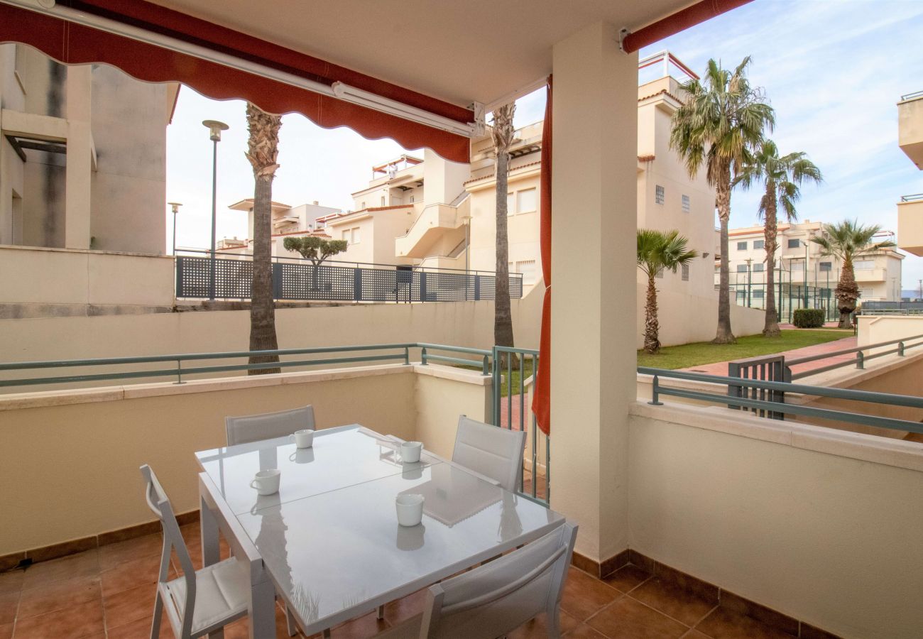 Apartamento en Alcoceber / Alcossebre - Bajo con terraza ARENAS Urbanización familiar