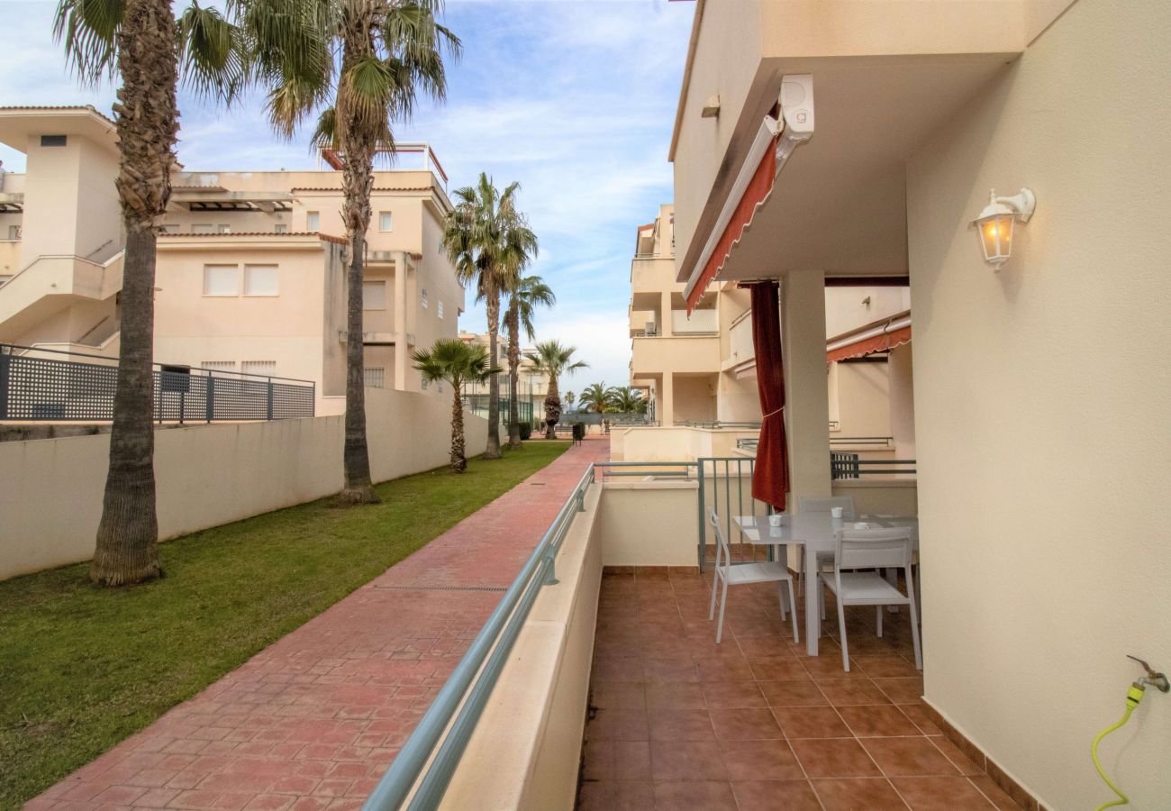 Apartamento en Alcoceber / Alcossebre - Bajo con terraza ARENAS Urbanización familiar