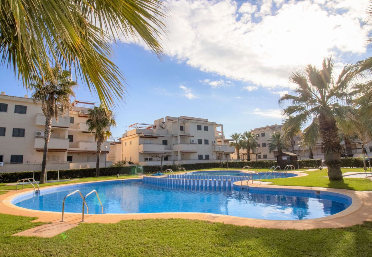 Apartamento en Alcoceber / Alcossebre - Bajo con terraza ARENAS Urbanización familiar