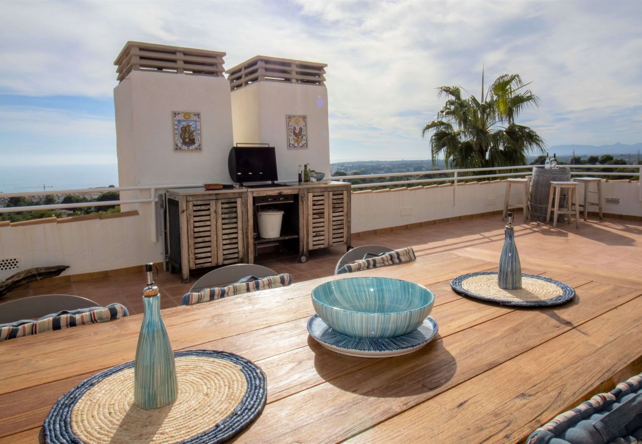 Apartamento en Alcoceber / Alcossebre - LUXURY Ático con terraza, BBQ y vistas increíbles