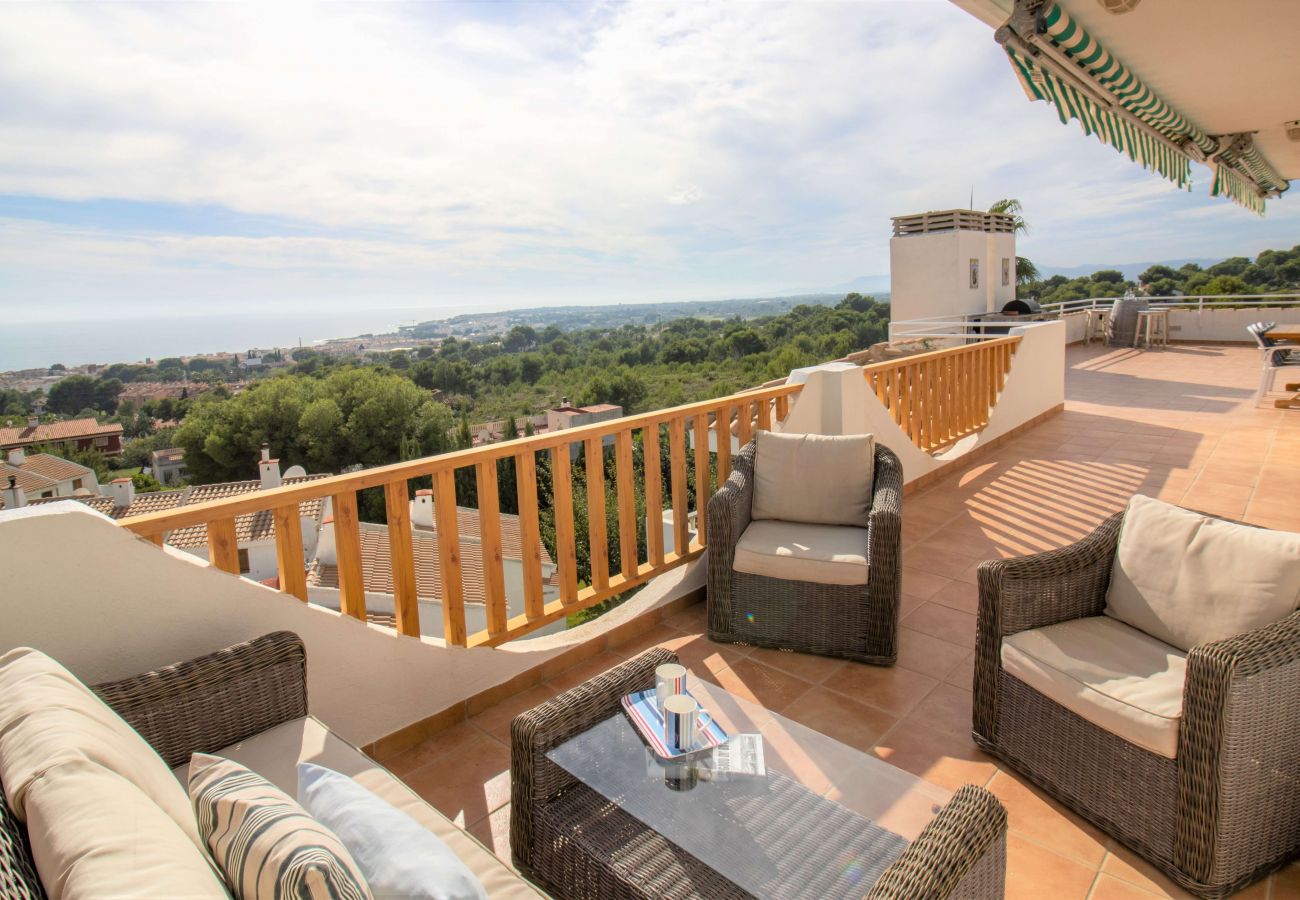 Apartamento en Alcoceber / Alcossebre - LUXURY Ático con terraza, BBQ y vistas increíbles