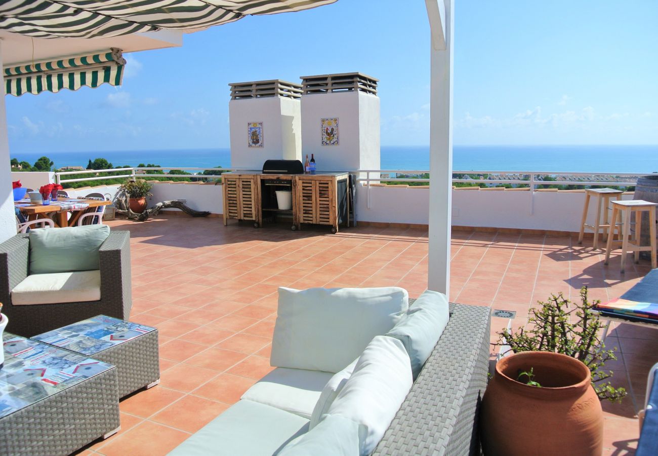 Apartamento en Alcoceber / Alcossebre - LUXURY Ático con terraza, BBQ y vistas increíbles