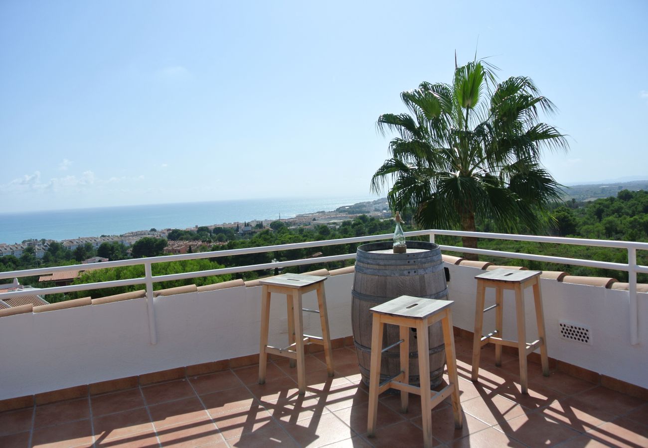 Apartamento en Alcoceber / Alcossebre - LUXURY Ático con terraza, BBQ y vistas increíbles