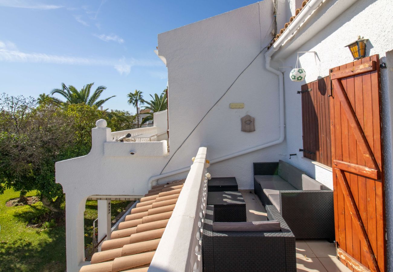 Casa adosada en Alcoceber / Alcossebre - Casa adosada con piscina y jardín PLAYA ROMANA