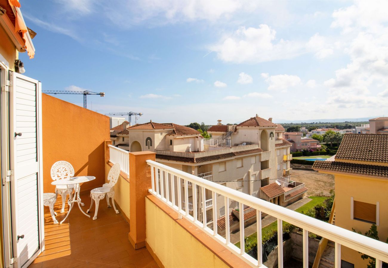 Apartamento en Alcoceber / Alcossebre - Atico con piscina Playa Cargador Alcoceber