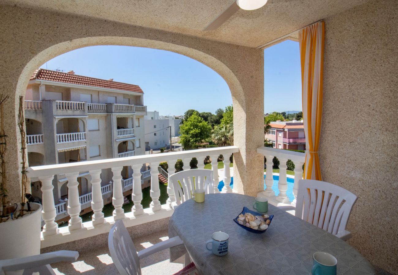 Apartamento en Alcoceber / Alcossebre - Playa Cargador - Apartamento con piscina PALMERAL