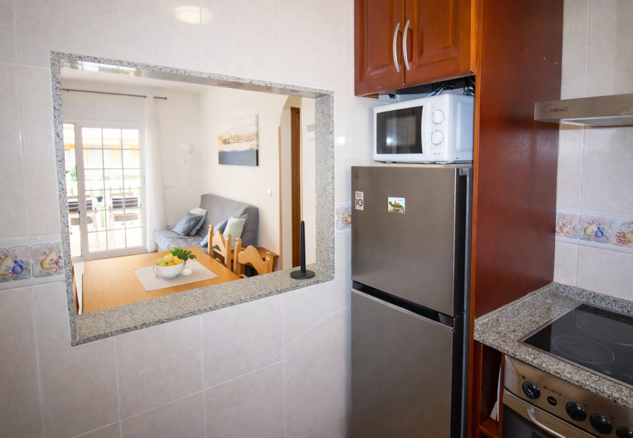 Apartamento en Alcoceber / Alcossebre - Bajo con terraza junto a la piscina - Madeira