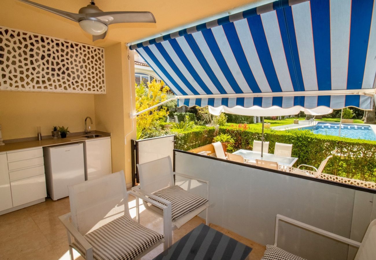 Apartamento en Alcoceber / Alcossebre - Luxury Bajo frente a la piscina