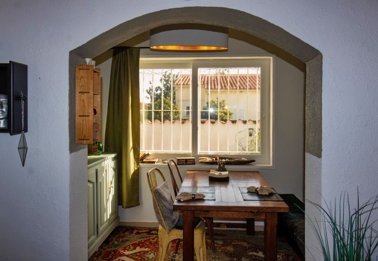 Villa en Alcoceber / Alcossebre - Casa Mediterránea con Chill Out y Barbacoa