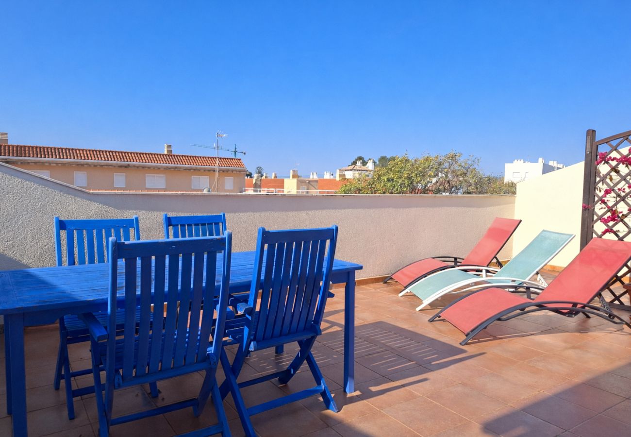 Apartamento en Alcoceber / Alcossebre - Atico en el centro - Piscina y aire acondicionado