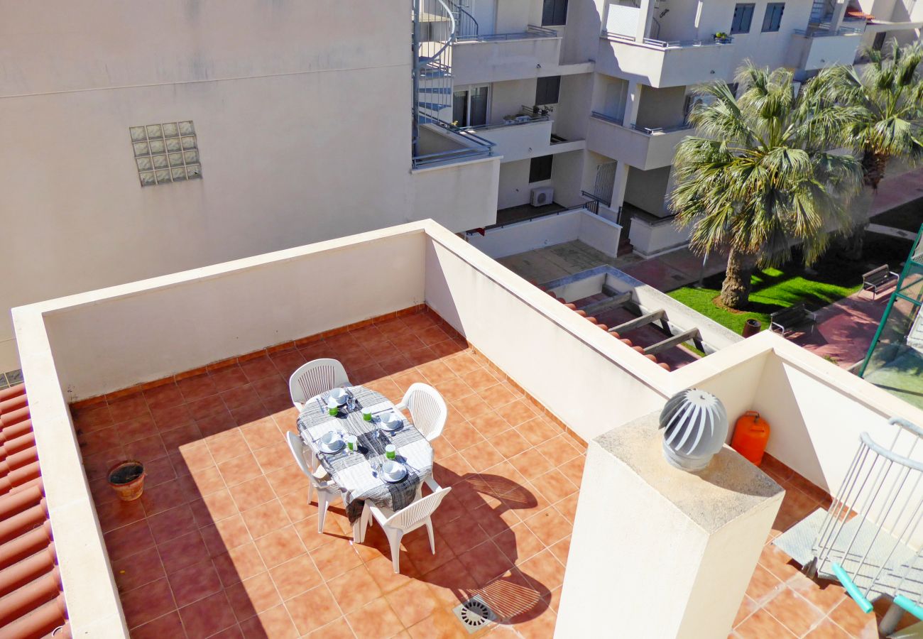 Ferienwohnung in Alcoceber - Ático Playa del Moro ARENAS 160 ALCOCEBER
