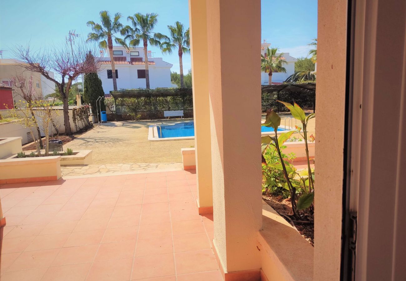 Ferienwohnung in Alcoceber - Planta baja con VISTAS AL MAR - Tres Playas