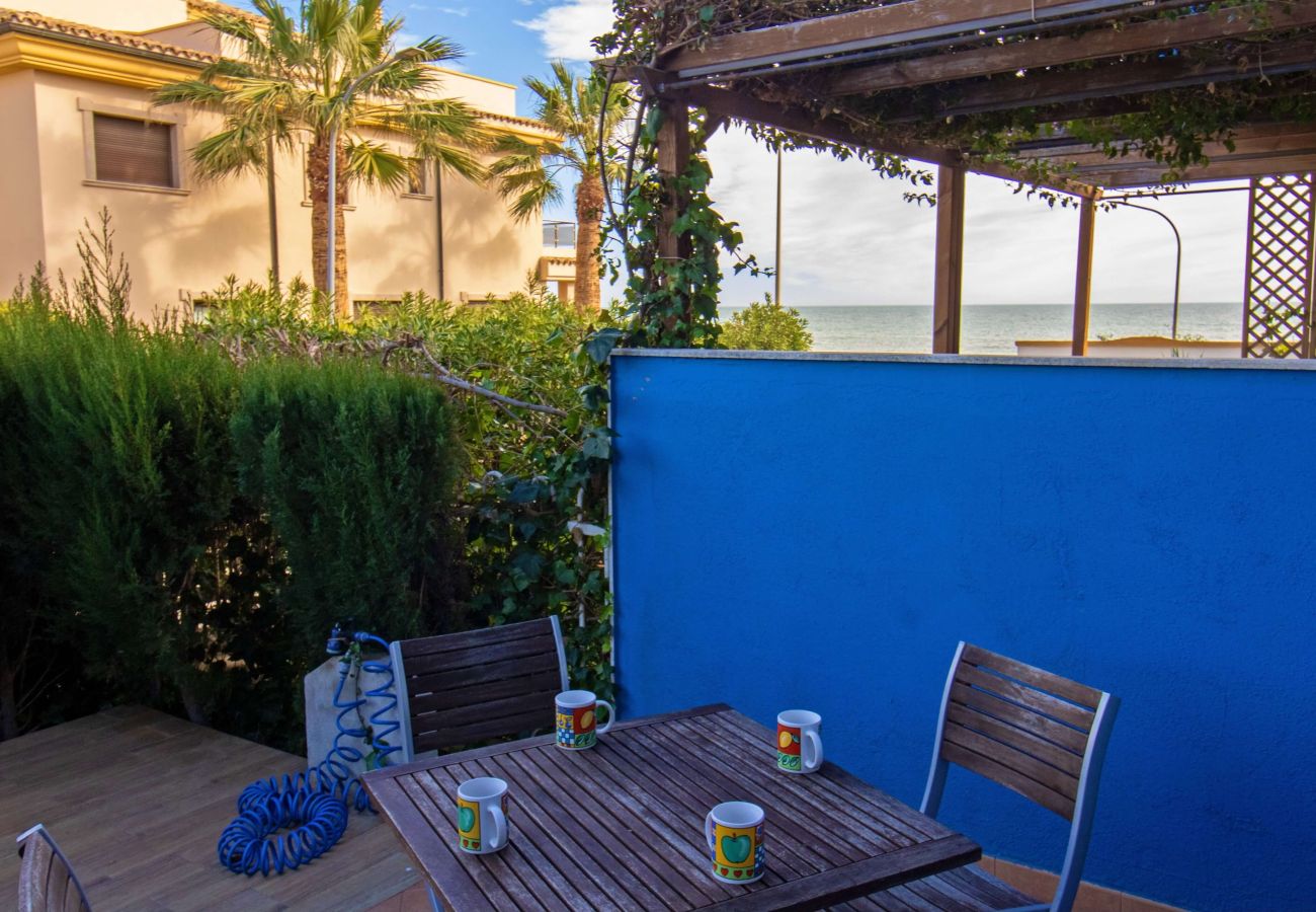 Ferienwohnung in Alcoceber - Planta baja con VISTAS AL MAR - Tres Playas