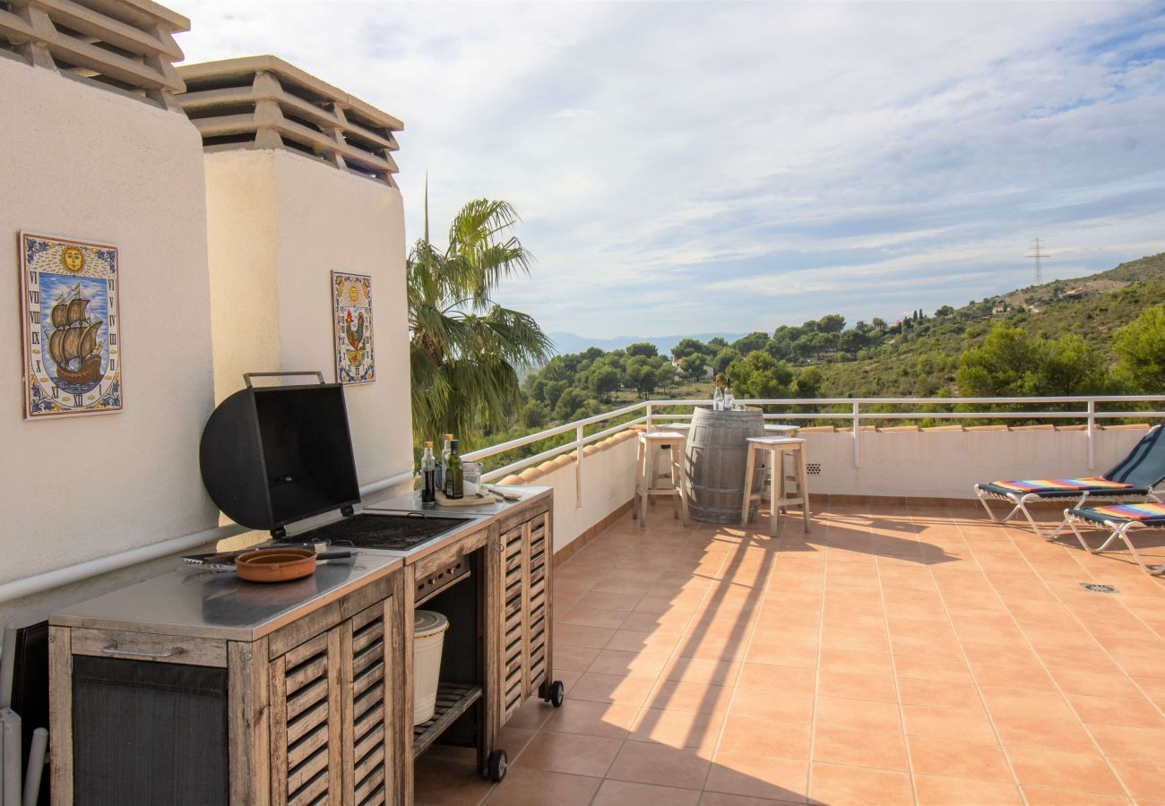Wohnung in Alcoceber - LUXURY Ático con terraza, BBQ y vistas increíbles