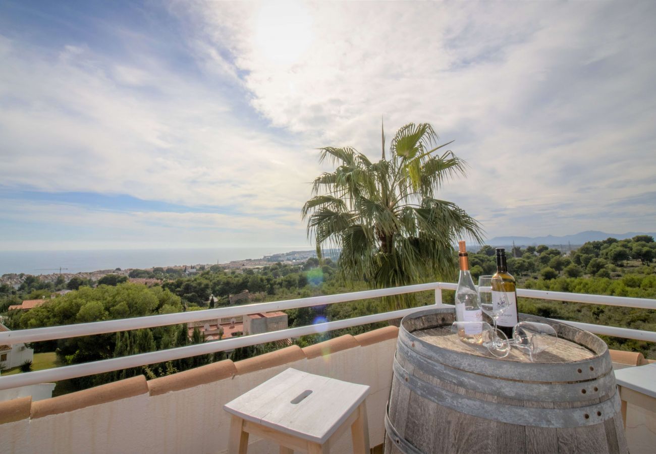 Ferienwohnung in Alcoceber - LUXURY Ático con terraza, BBQ y vistas increíbles