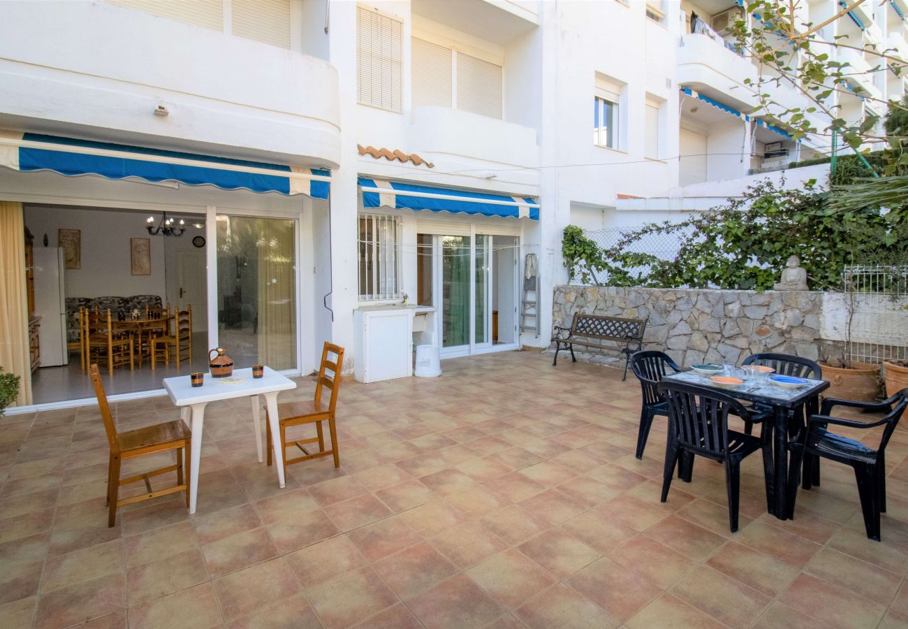 Ferienwohnung in Alcoceber - Bajo con terraza PRIMERA LÍNEA Playa las Fuentes