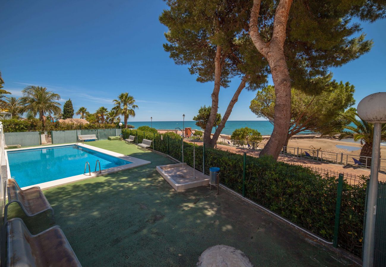 Ferienwohnung in Alcoceber - Bajo con terraza PRIMERA LÍNEA Playa las Fuentes