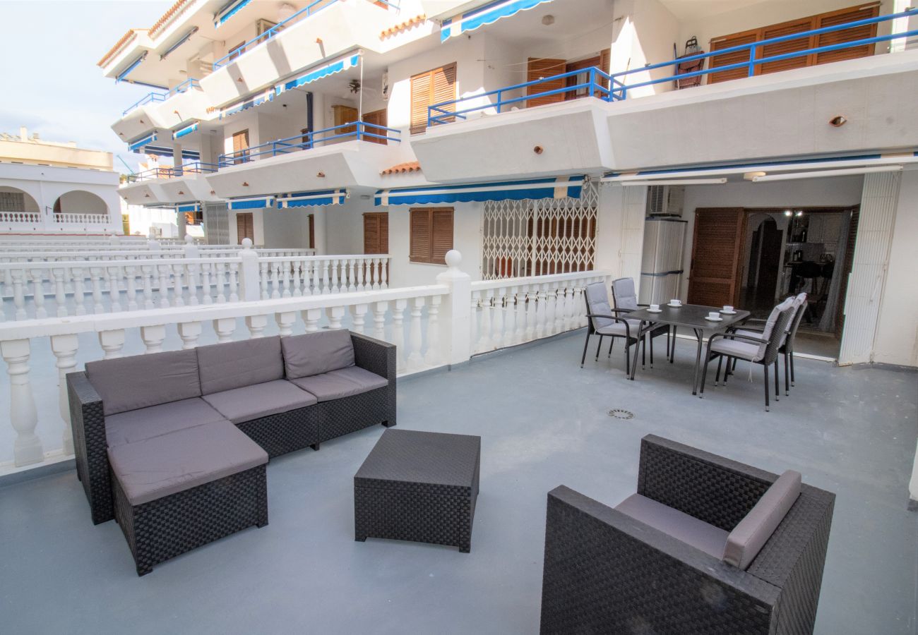 Ferienwohnung in Alcoceber - PLANTA BAJA en Primera línea Playa Cargador