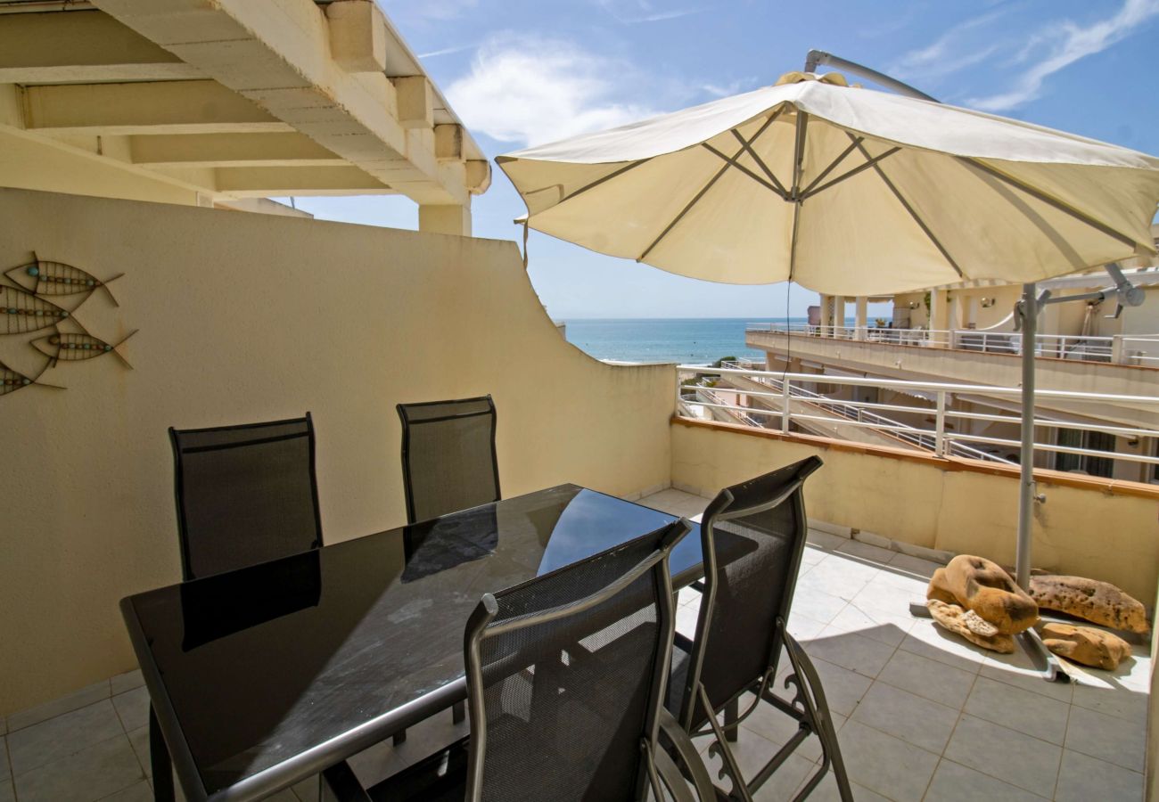 Ferienwohnung in Alcoceber - Atico en primera linea - CALA MONTERO