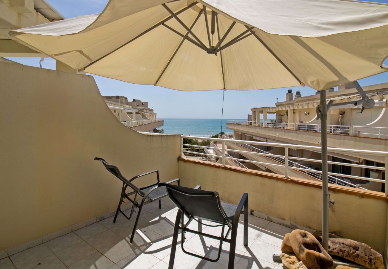 Ferienwohnung in Alcoceber - Atico en primera linea - CALA MONTERO