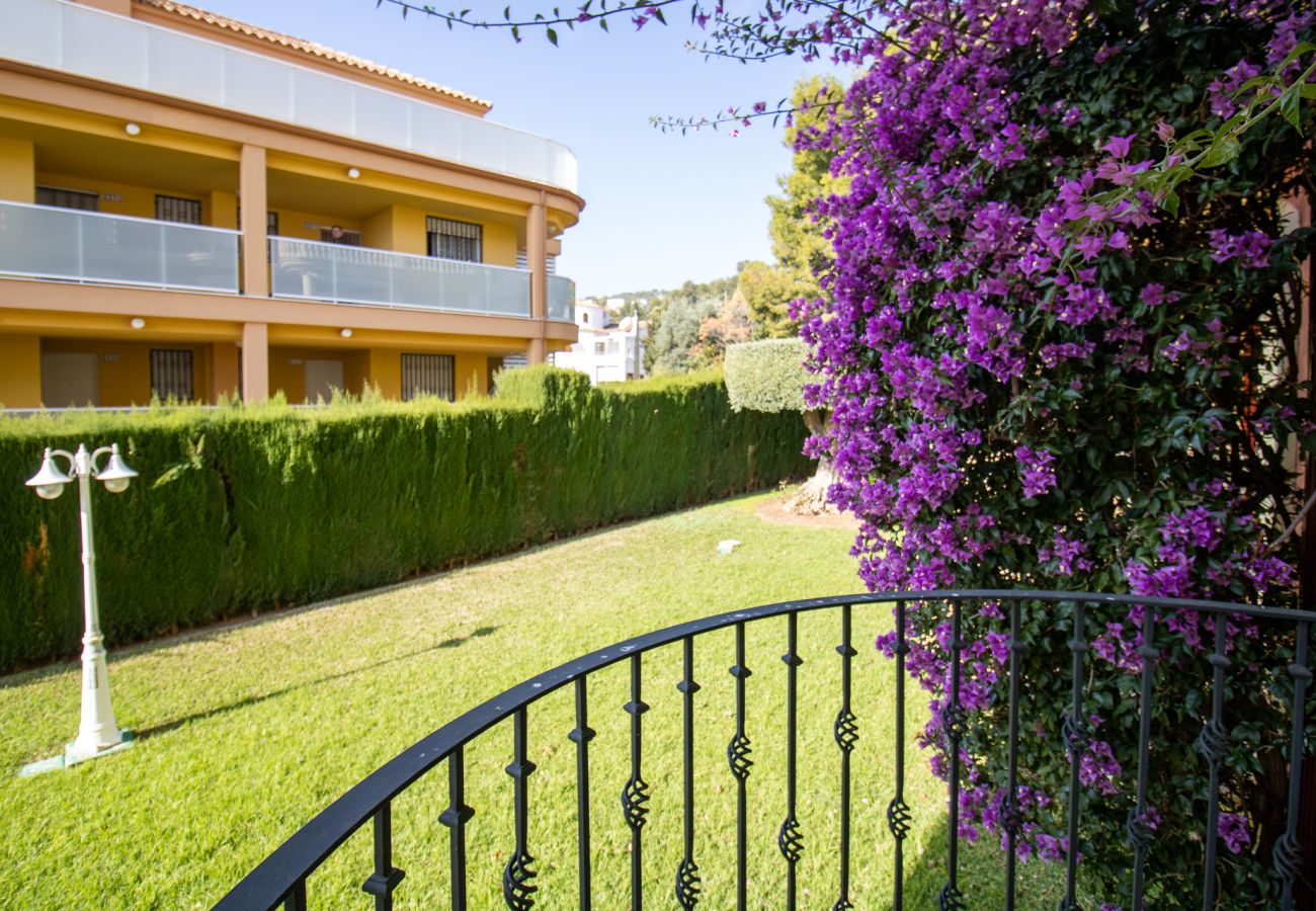 Ferienwohnung in Alcoceber - Bajo con terraza junto a la piscina - Madeira