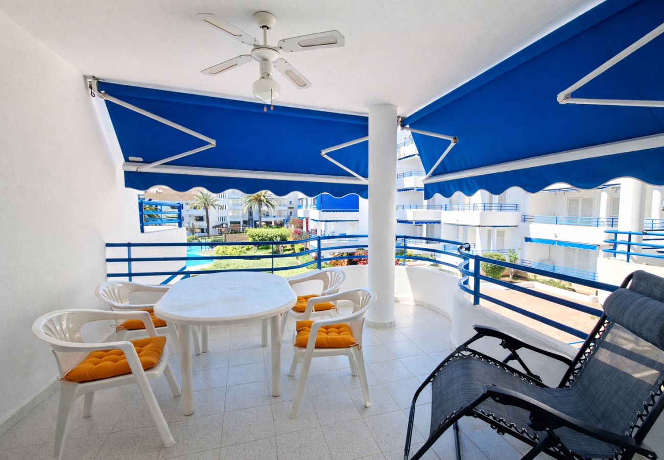 Ferienwohnung in Alcoceber - Fuentesol - Apartamento con piscina
