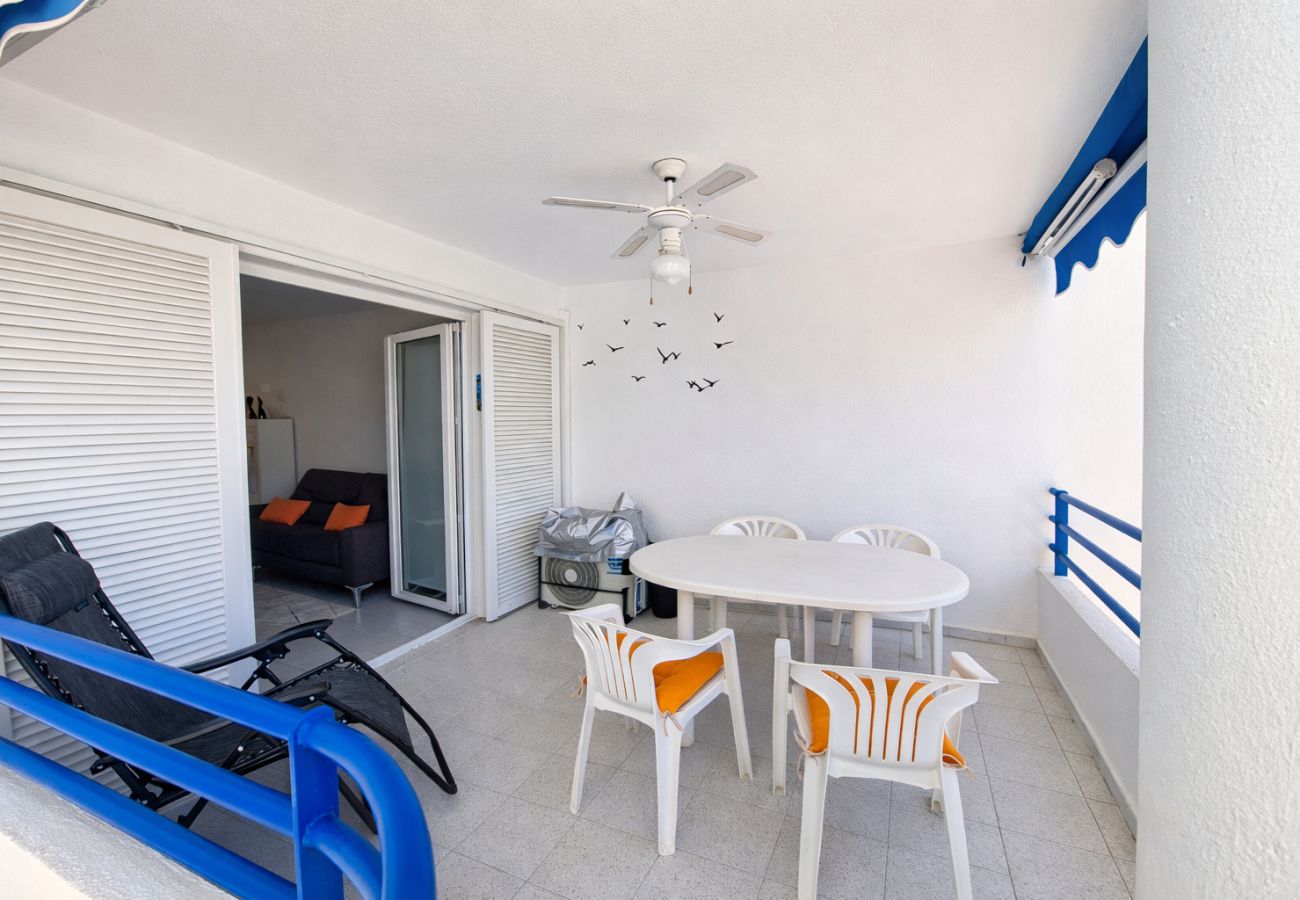 Ferienwohnung in Alcoceber - Fuentesol - Apartamento con piscina