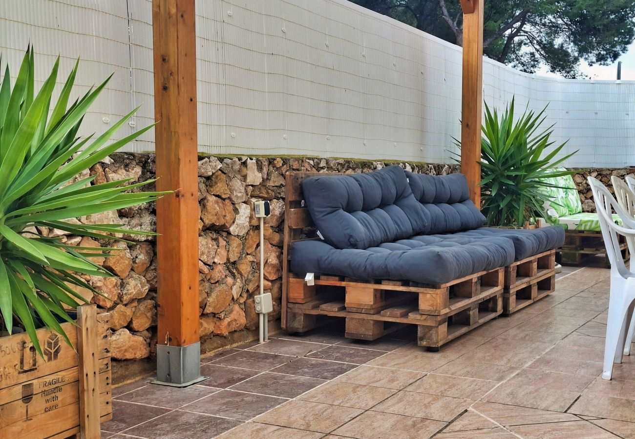 Ferienwohnung in Alcoceber - Bajo Duplex en primera línea de mar - Alcossebre