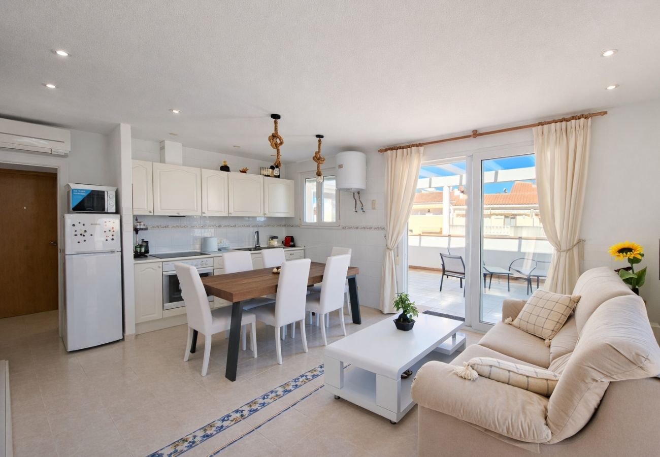 Ferienwohnung in Alcoceber - Atico en primera línea - CALA GONZALEZ