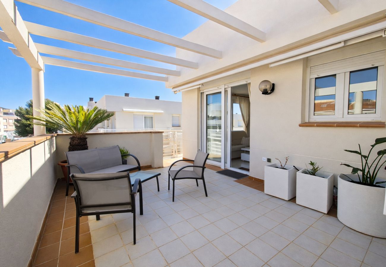 Ferienwohnung in Alcoceber - Atico en primera línea - CALA GONZALEZ