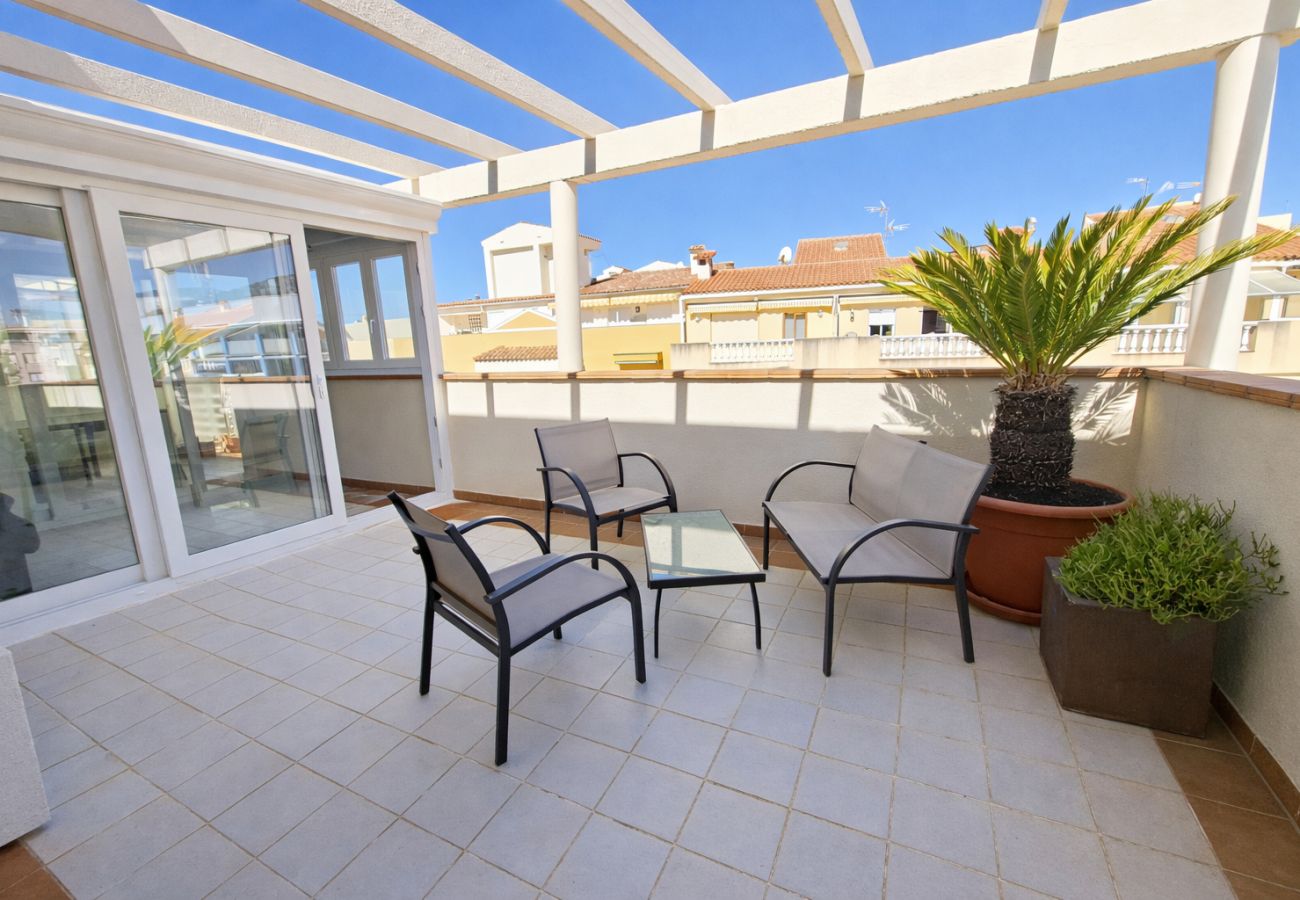 Ferienwohnung in Alcoceber - Atico en primera línea - CALA GONZALEZ