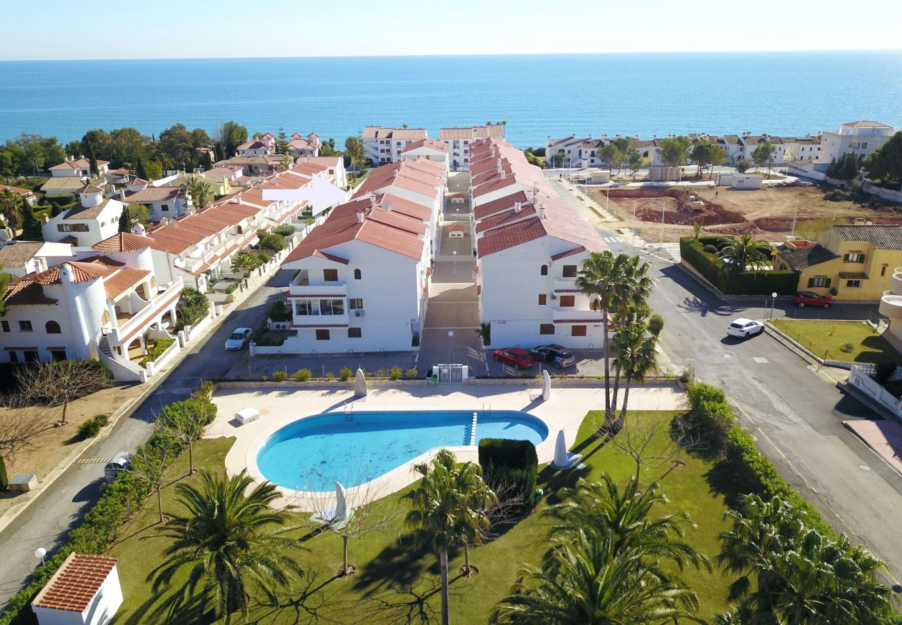 Ferienwohnung in Alcoceber - Hibiscus - Apartamento superior con vistas al mar