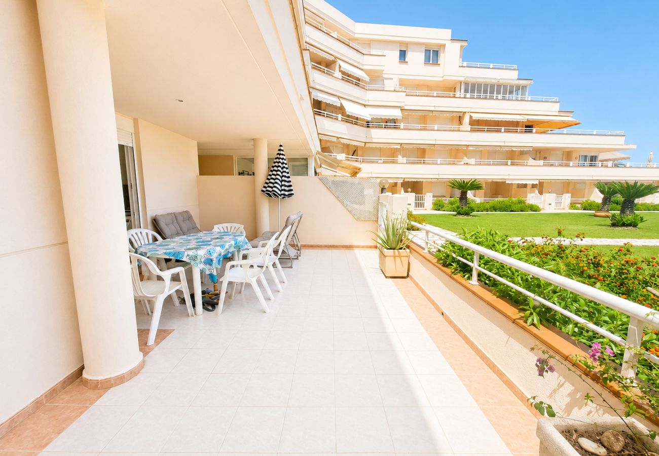 Ferienwohnung in Alcoceber - Cala Josep - Bajo en primera línea Cargador
