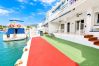 Ferienwohnung in Alcoceber / Alcossebre - ⚓Puerto Alcossebre - Terraza frente a los barcos