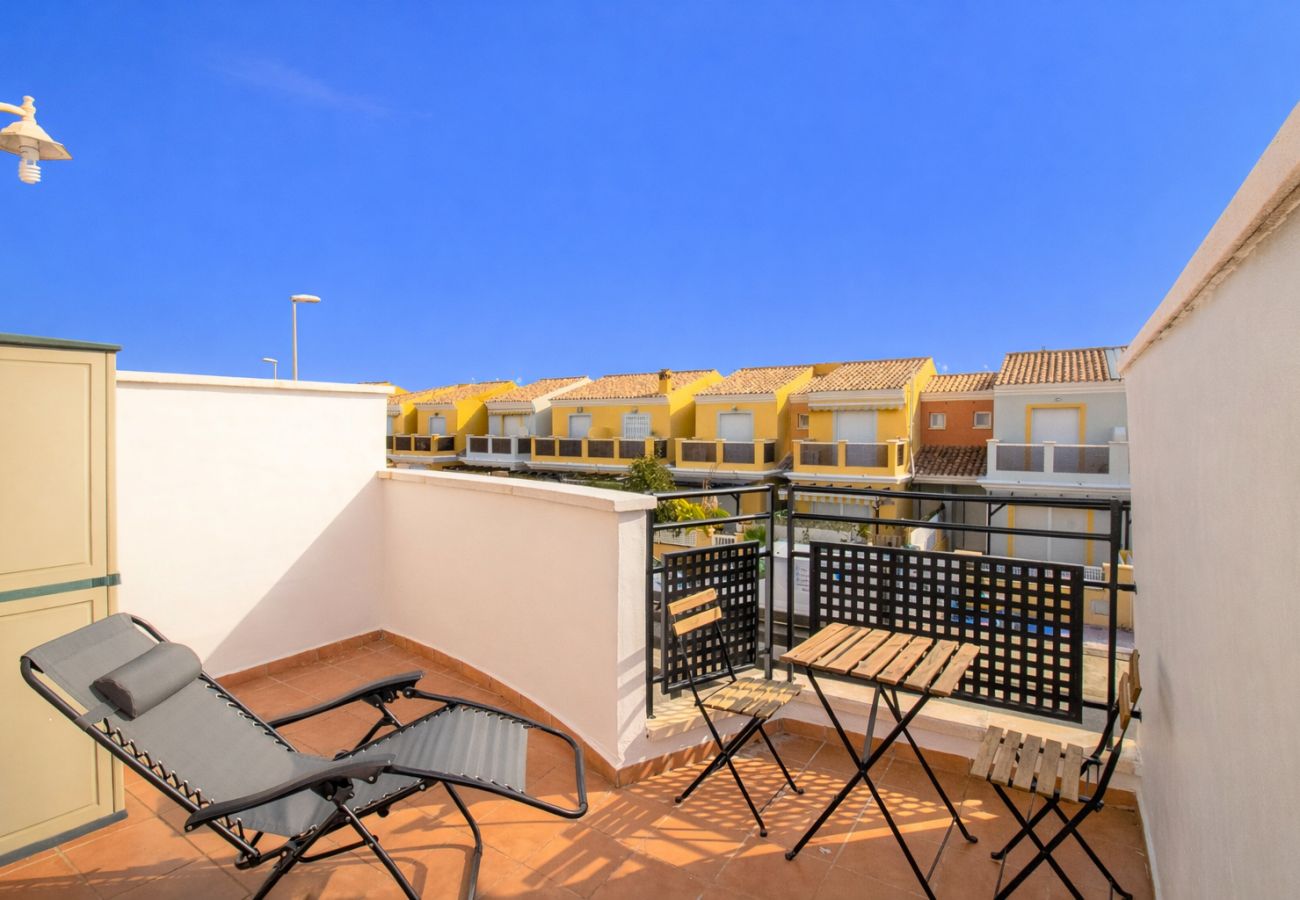 Terraced House in Alcocebre / Alcossebre - Casa familiar Palm Beach II ALCOCEBER