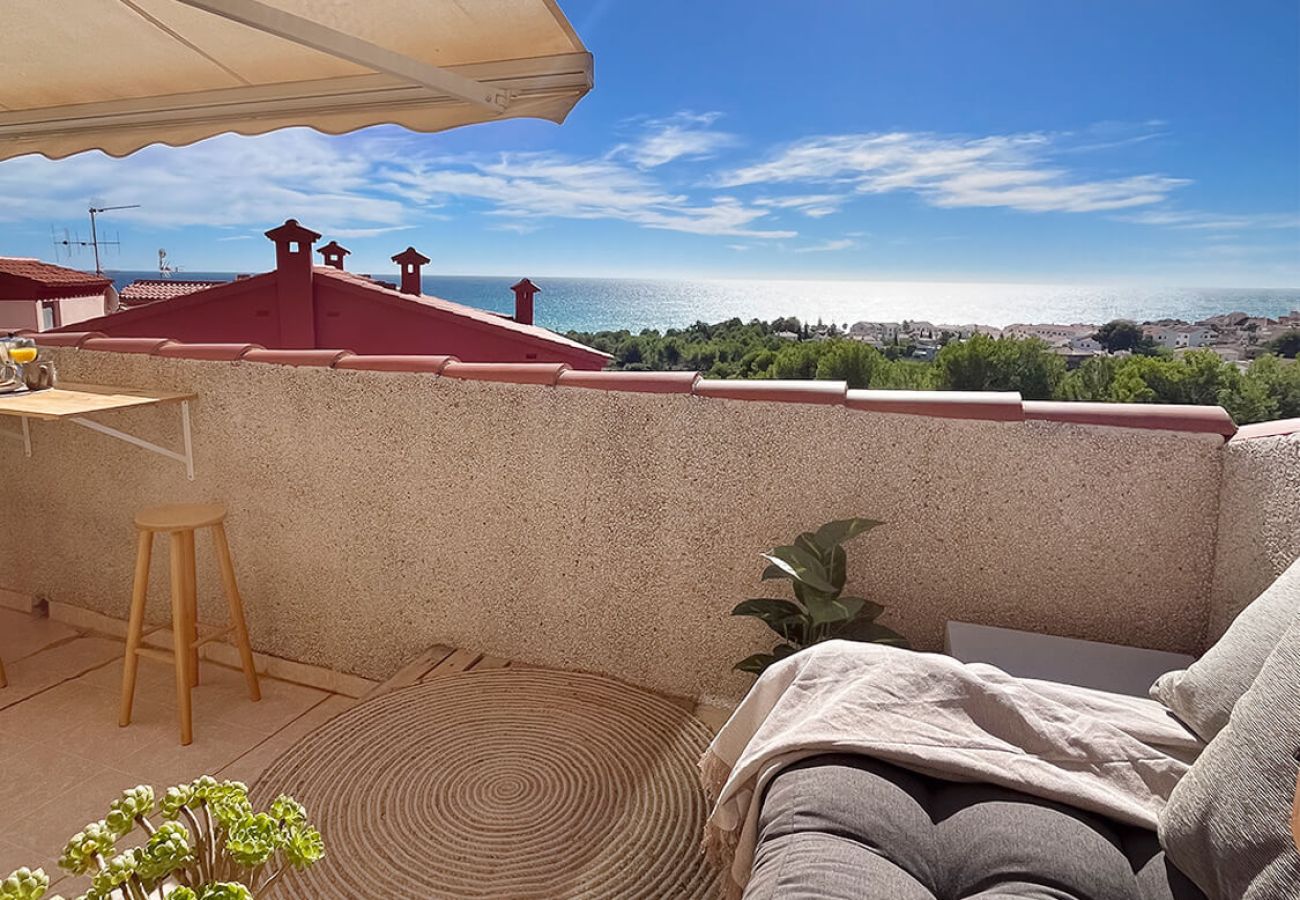 Apartment in Alcocebre / Alcossebre - TERRAZA AZUL - Atico con vistas al mar
