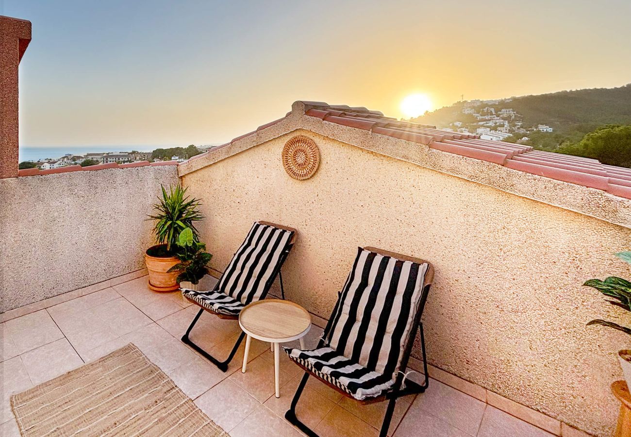 Apartment in Alcocebre / Alcossebre - TERRAZA AZUL - Atico con vistas al mar