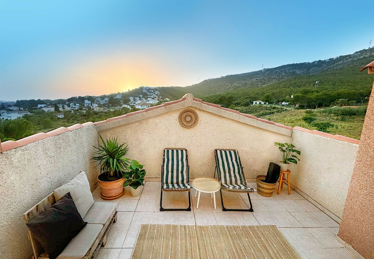 Apartment in Alcocebre / Alcossebre - TERRAZA AZUL - Atico con vistas al mar