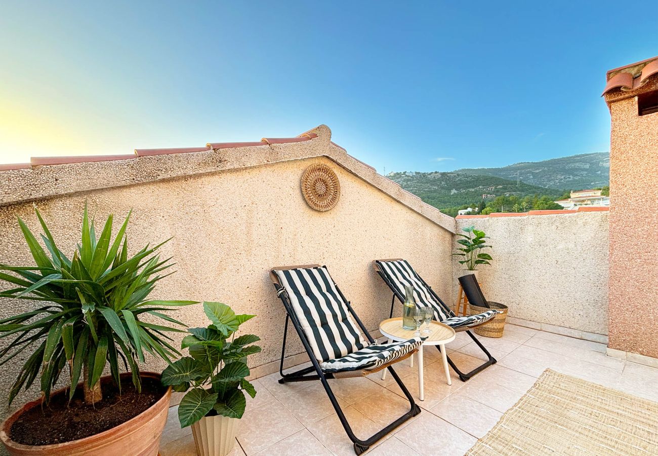 Apartment in Alcocebre / Alcossebre - TERRAZA AZUL - Atico con vistas al mar