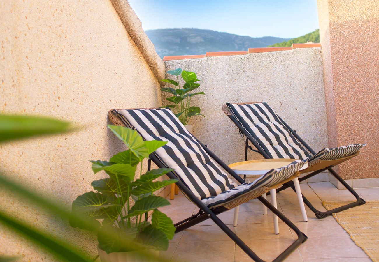 Apartment in Alcocebre / Alcossebre - TERRAZA AZUL - Atico con vistas al mar
