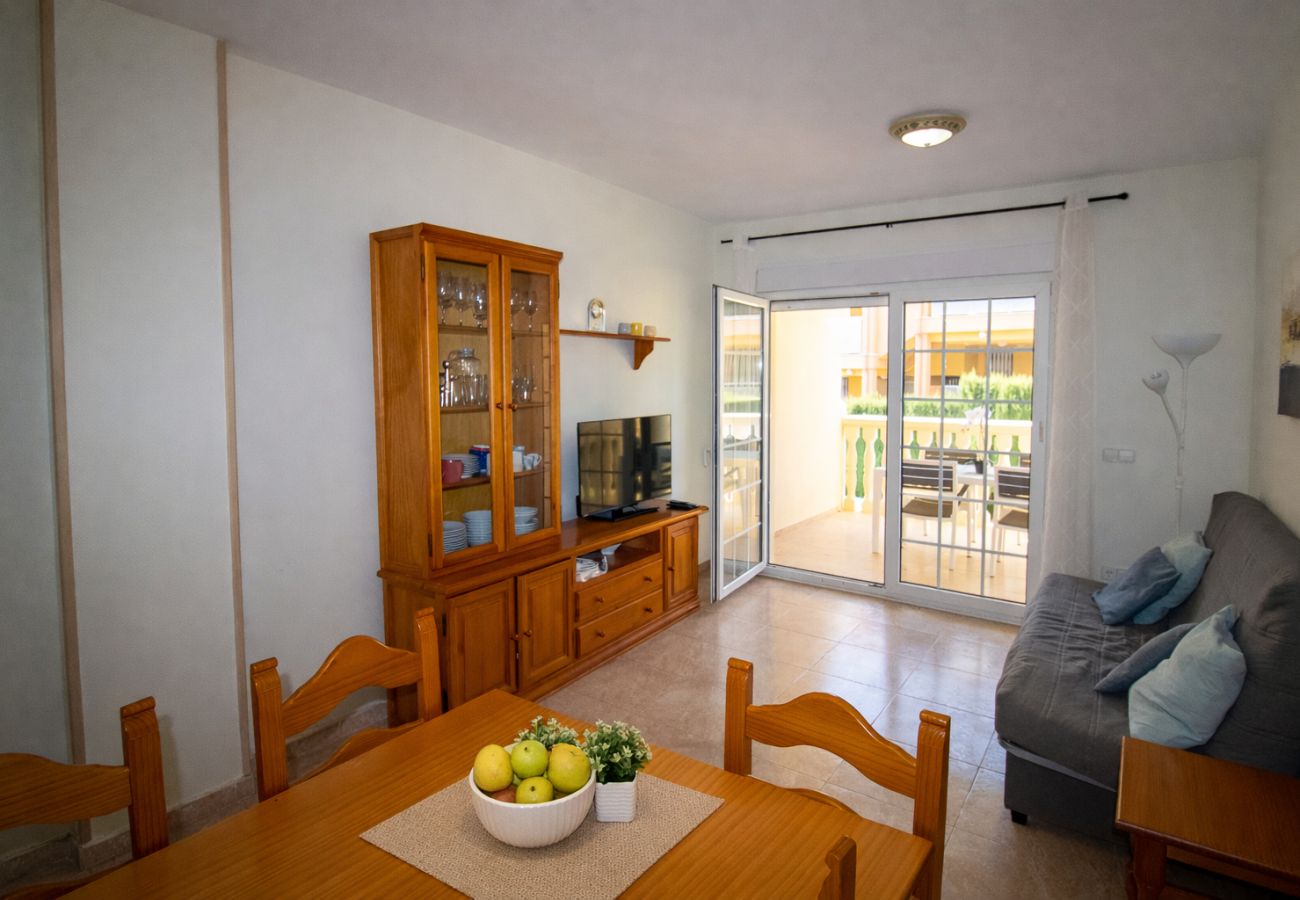 Apartment in Alcocebre / Alcossebre - Bajo con terraza junto a la piscina - Madeira