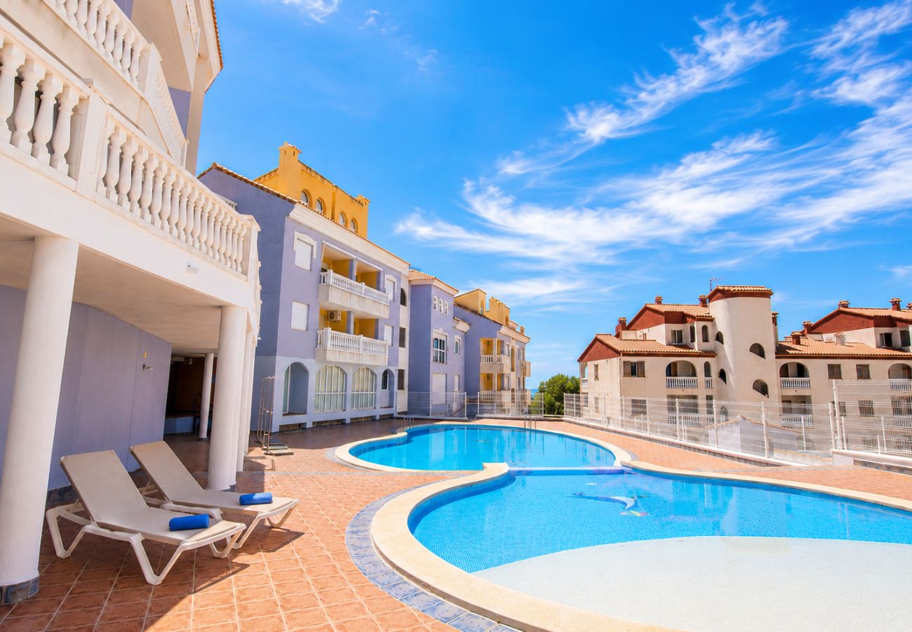 Apartment in Alcocebre / Alcossebre - Oasis Mediterraneo - Pet Friendly , Wifi y A/A