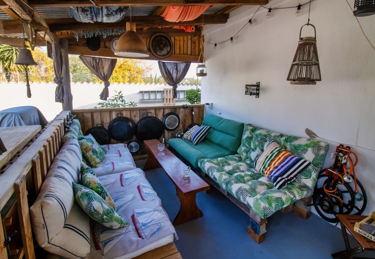 Villa in Alcocebre / Alcossebre - Casa Mediterránea con Chill Out y Barbacoa