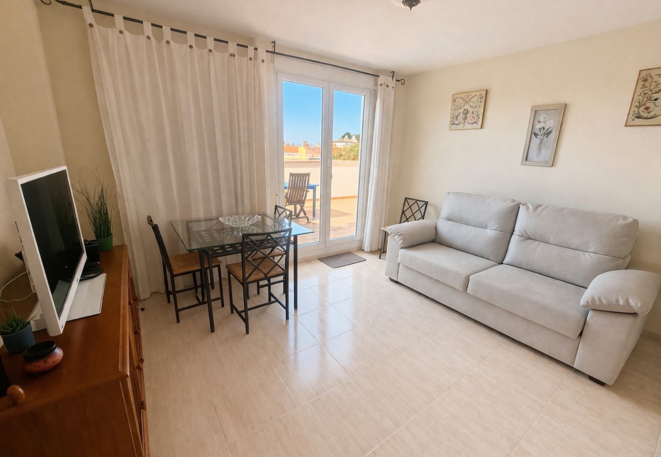 Apartment in Alcocebre / Alcossebre - Atico en el centro - Piscina y aire acondicionado