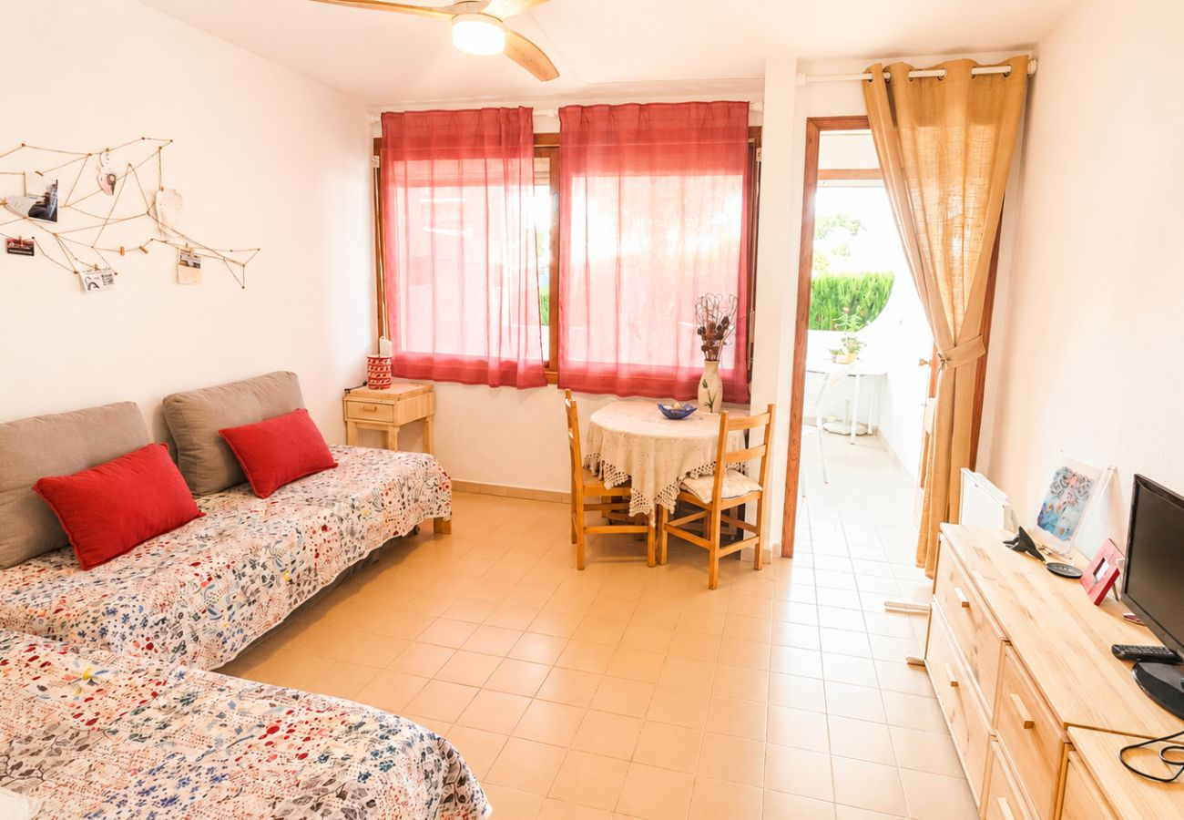 Studio in Alcocebre / Alcossebre - Estudio con piscina - Playa las Fuentes