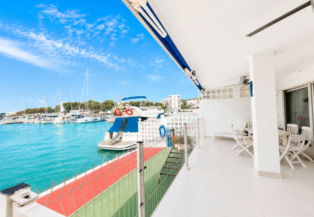 Apartment in Alcocebre / Alcossebre - ⚓Puerto Alcossebre - Terraza frente a los barcos
