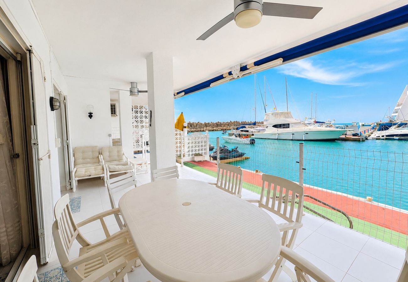 Apartment in Alcocebre / Alcossebre - ⚓Puerto Alcossebre - Terraza frente a los barcos