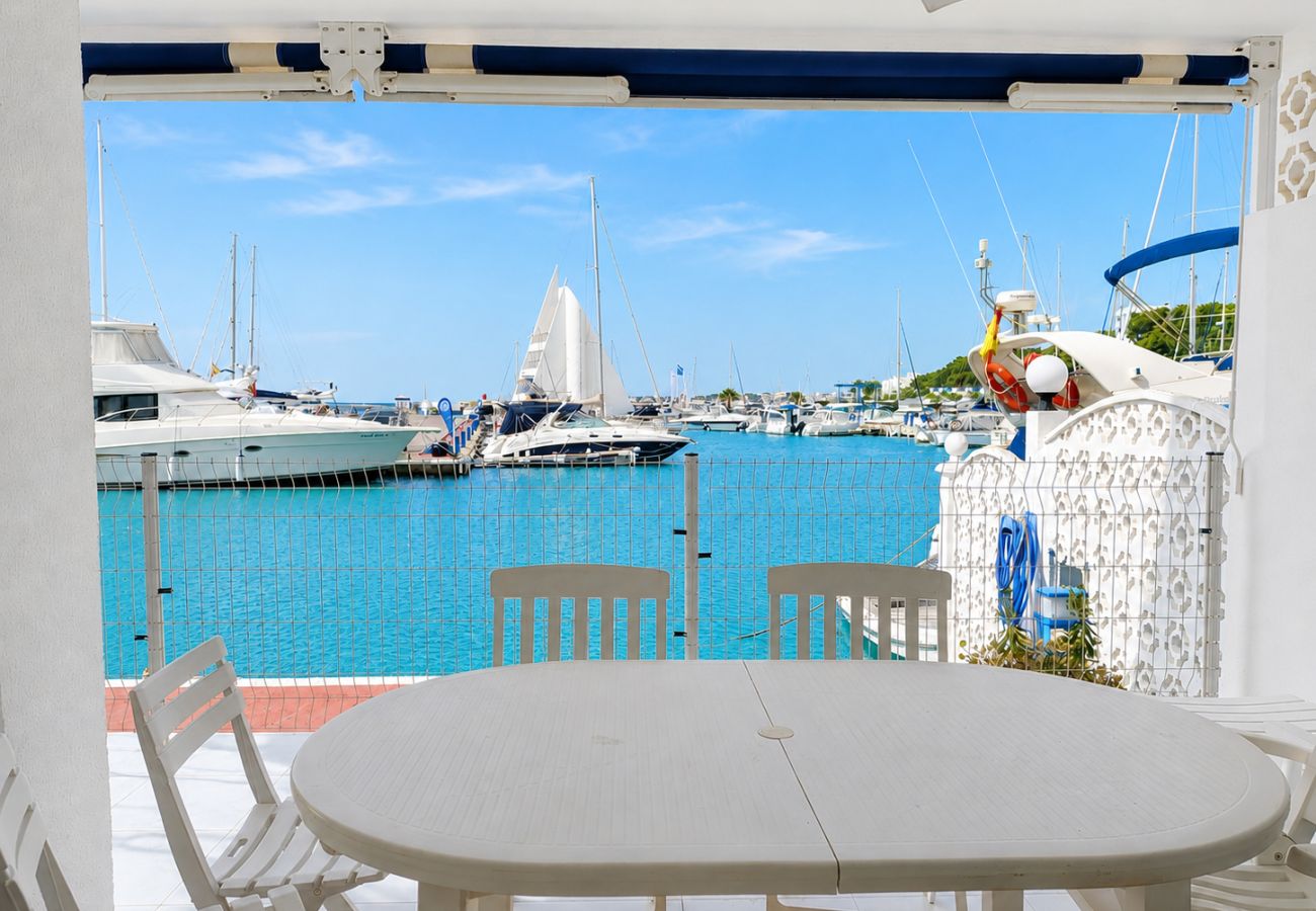 Apartment in Alcocebre / Alcossebre - ⚓Puerto Alcossebre - Terraza frente a los barcos