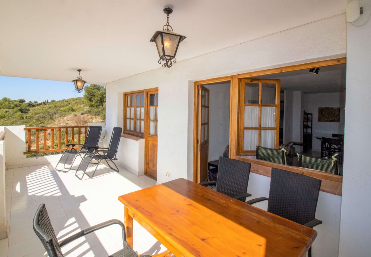 Appartement à Alcocebre / Alcossebre - Terraza con vistas espectaculares Haciendas 1101